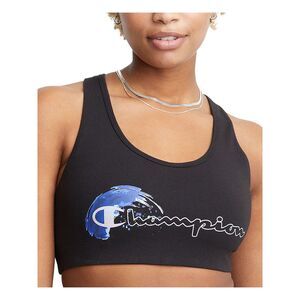 CHAMPION Intimates Black Racerback Cutout Sports Bra XS